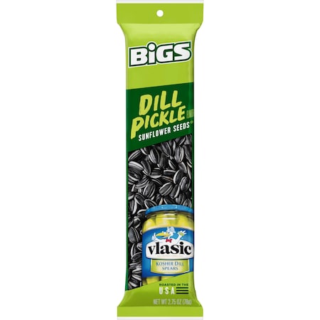 Bigs Bigs Dill Pickle Sunflower Seeds 2.75 oz., PK72 1601201027